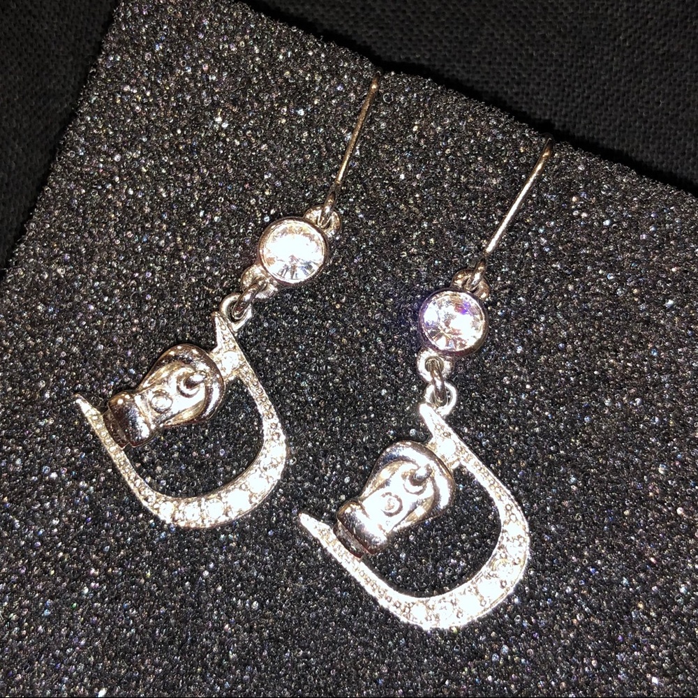 Dior Crystal Dangle Earrings
